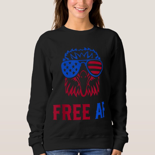 Camiseta FREE AF EUA Bandeira Americana Patriótica Águia 4  (Frente)