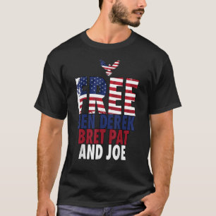 Camiseta Free Ben Derek Bret Pat e Joe