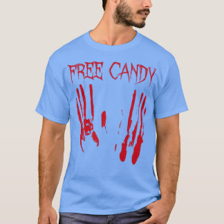 Camiseta Free Candy Halloween Sangrento Cos do Último Minut
