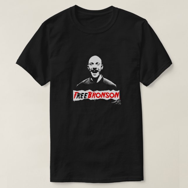 Camiseta Free Charles Bronson v2 Essential (Frente do Design)