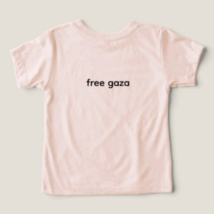 Camiseta "'free gaza and help plastine''