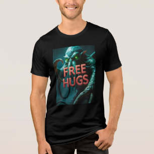 Camiseta FREE HUGS (Sanity Opcional) Cthulhu Eldritch