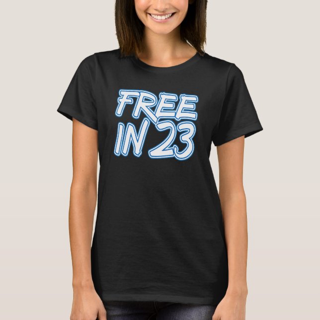 Camiseta Free In 23 Scottish Independence Layered Text Slog (Frente)