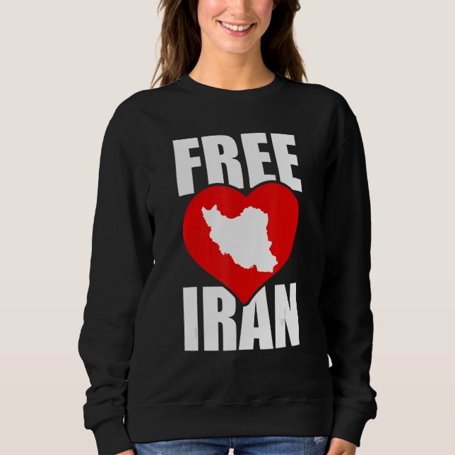 Camiseta Free Iran Love Persian Freedom Azadi Iran Cotação (Frente)
