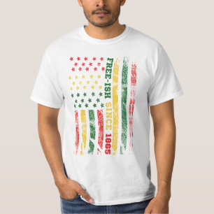 Camiseta Free-ish Desde 1865 Juntede Flag 19