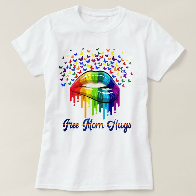Camiseta Free Mãe Hugs (Frente do Design)