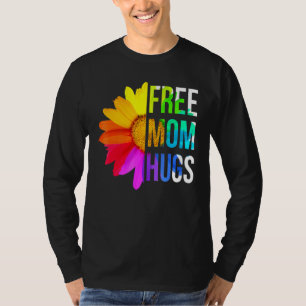 Camiseta Free Mãe Hugs Pride Rainbow Lgbt 2
