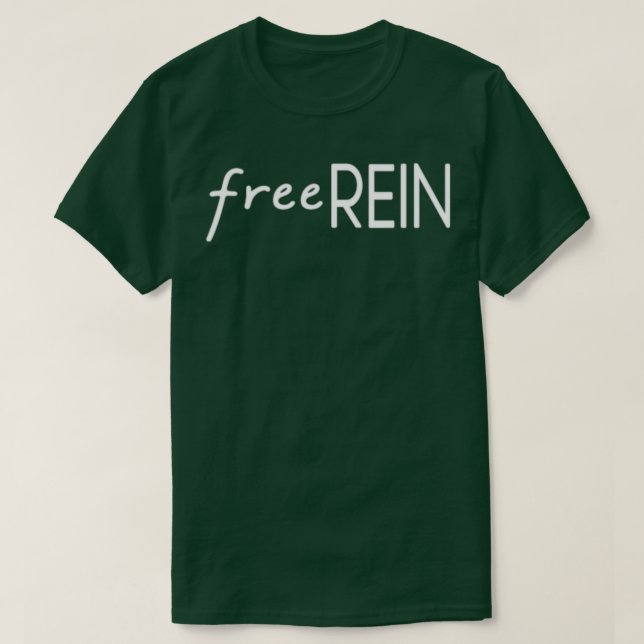 Camiseta Free Rein white (Frente do Design)