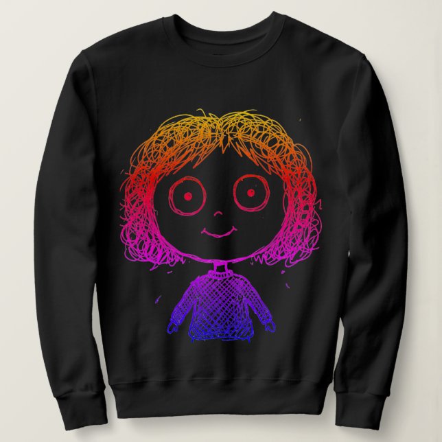 Camiseta Free-Style Character - Color Gradient (Frente do Design)