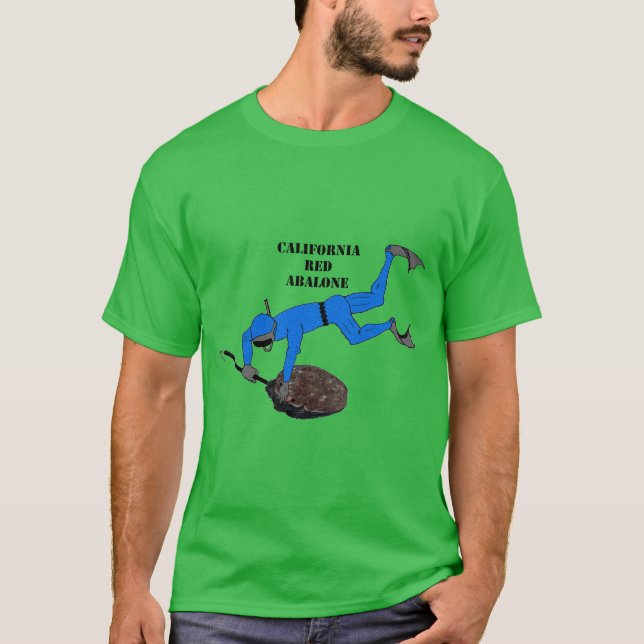 Camiseta Freediving California Trophy Abalone Diver URM (Frente)