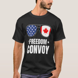 Camiseta Freedom Convoy 2022 Glass USA American Canada Fl