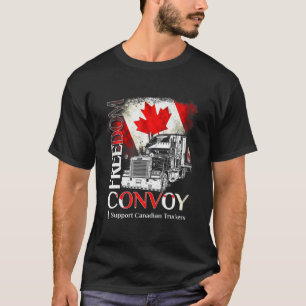 Camiseta Freedom Convoy 2022 I Support Canadian Truckers Ca