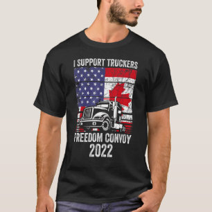 Camiseta Freedom Convoy 2022 Support I Support Canadian T