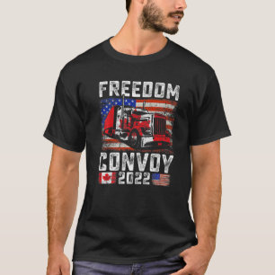 Camiseta Freedom Convoy 2022 Support I Support Canadian T