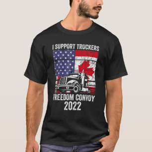 Camiseta Freedom Convoy 2022 Support I Support Canadian T