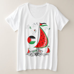 Camiseta Freedom Global Sumud Flotilla Boats para Gaza