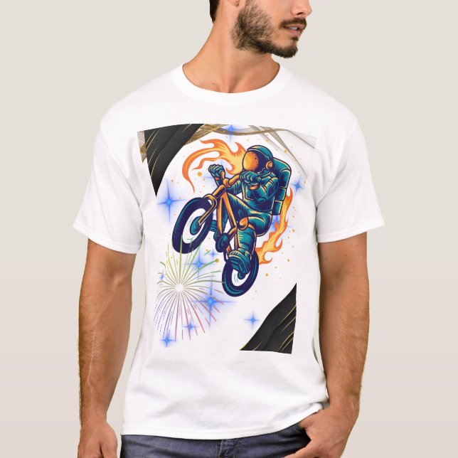 Camiseta Freedom Ride – Garoto de Bicicleta (Frente)