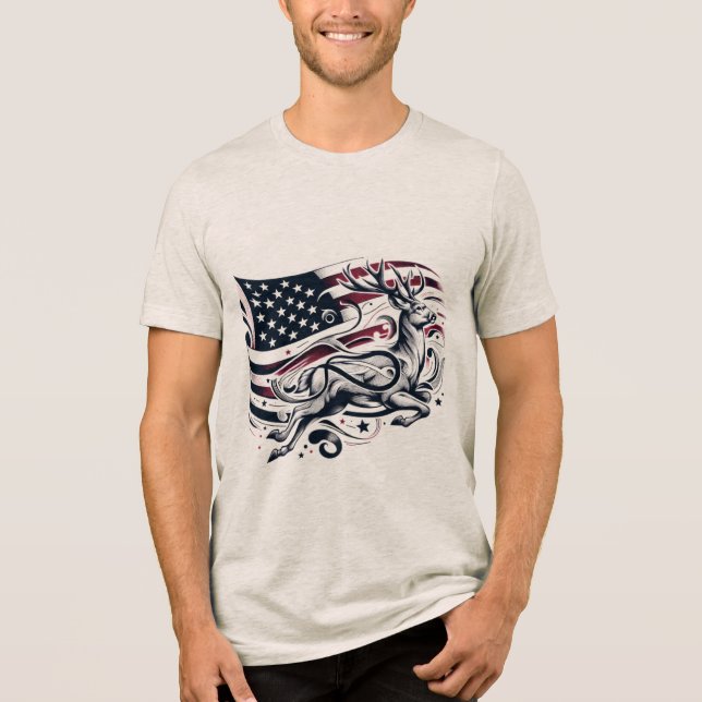 Camiseta Freedom Stag (Estágio da Liberdade): Majestoso Vea (Frente)