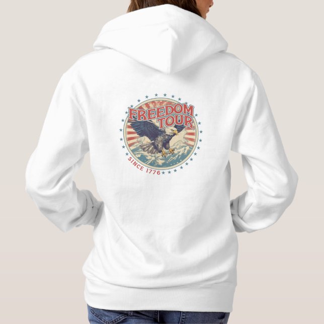 Camiseta Freedom Tour Patriótico Hoodie (Verso)