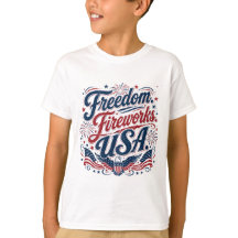 FreedomFireworksUSA–Vintage Patriótico 4 de Julho