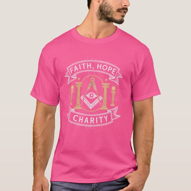 Camiseta Freemason Masonic Fraternal Freemasonry Square Com (Frente)