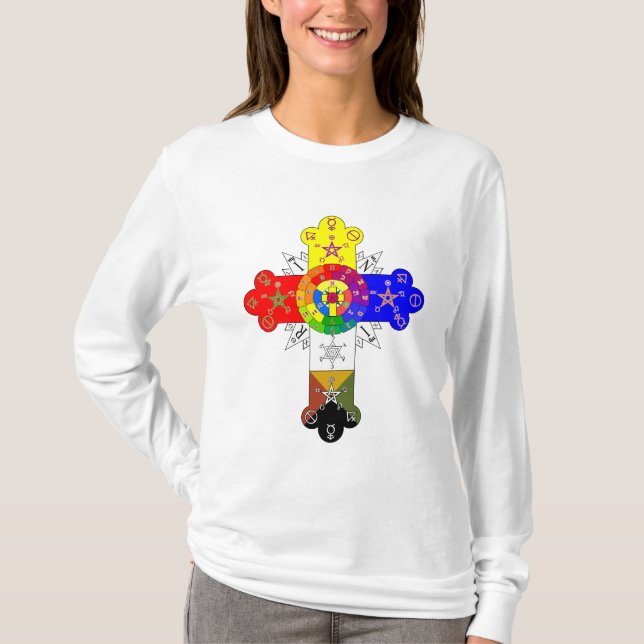 Camiseta Freemasonic Rosy Cross (Frente)