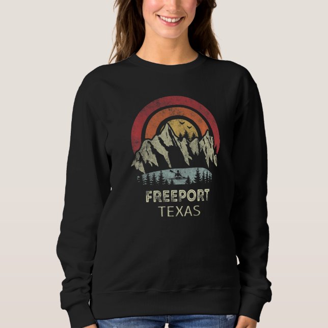 Camiseta Freeport Texas Mountain Sunset Sunrise Kayaking   (Frente)