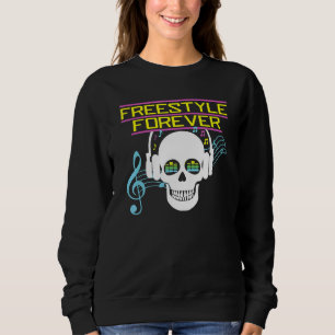 Camiseta Freestyle Forever Skull com Ausência de Fone de Ou