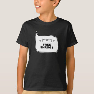 Camiseta FREGS SHRUGS Engraçado Kaomoji Emoticons Japoneses