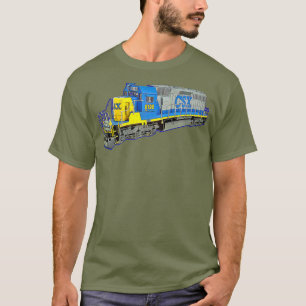Camiseta Freight Train CSX Engine Premium