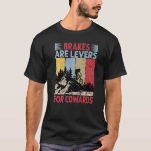 Camiseta Freios São Alavancas Para Covardes Ciclismo Downh