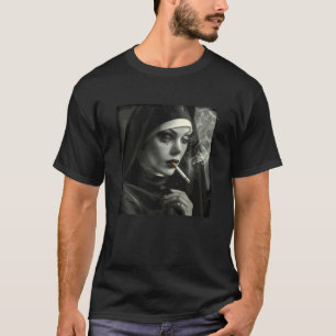 Camiseta Freira Legal Fuma, Resistência, Freira Rebelde 1