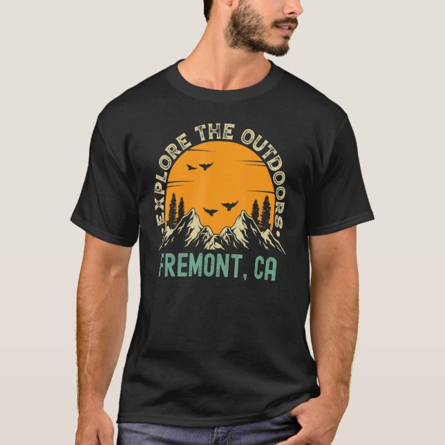 Camiseta Fremont California Explore O Exterior (Frente)