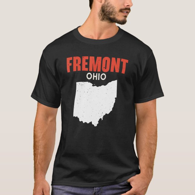 Camiseta Fremont Ohio USA State America Travel Ohioan (Frente)