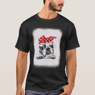 Camiseta French Bull dog Love r Dad Mom Boy Girl Leopard Bl
