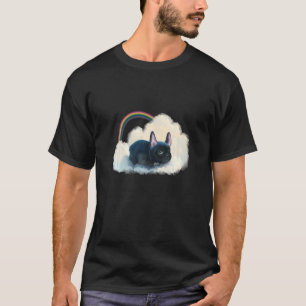 Camiseta French bulldog animals frenchie dog and raimbow