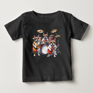 Camiseta French Bulldog banda de música Bulldogues Francese