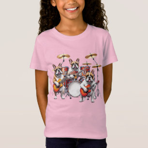 Camiseta French Bulldog banda de música Bulldogues Francese