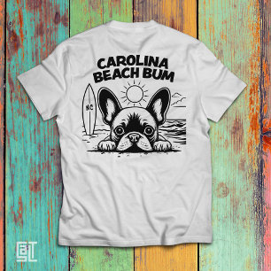 Camiseta French Bulldog Carolina Beach Bum