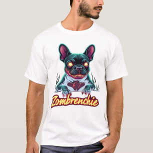 Camiseta French Bulldog Frenchie Cão Zumbi Halloween Essen