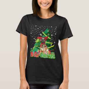 Camiseta French Bulldog Jester Hat Christmas