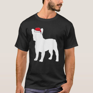 Camiseta French Bulldog Santa Hat Christmas Pajama Cute Dog