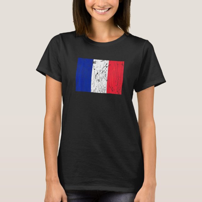 Camiseta French France Flag Pride French Flag (Frente)