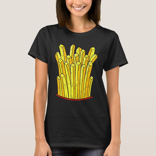 Camiseta French Fries Costume  Fast Food French Fry (Frente)