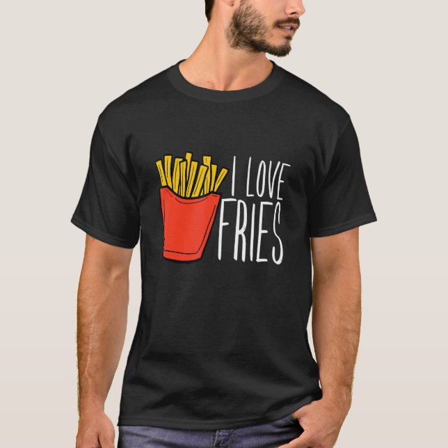 Camiseta French Fry I Love Fries (Frente)