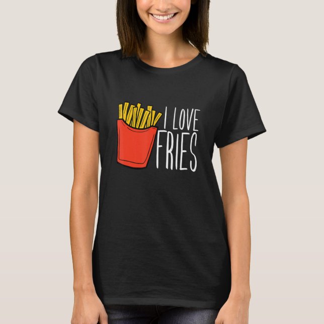 Camiseta French Fry I Love Fries (Frente)