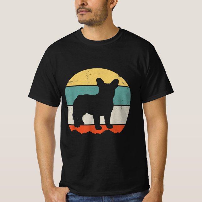 Camiseta French Gift | Presente para o Bulldog Francês Vint (Frente)