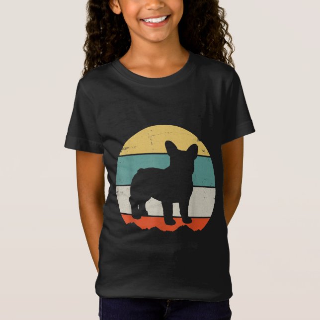 Camiseta French Gift | Presente para o Bulldog Francês Vint (Frente)