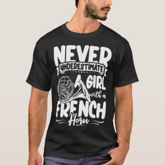 Camiseta French Horn Player Apparel Instrument Brass Music 