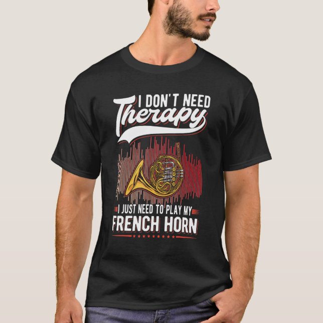 Camiseta French Horn Therapy French Horn Player 1 (Frente)